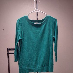 Aqua Green 100% Cashmere Sweater